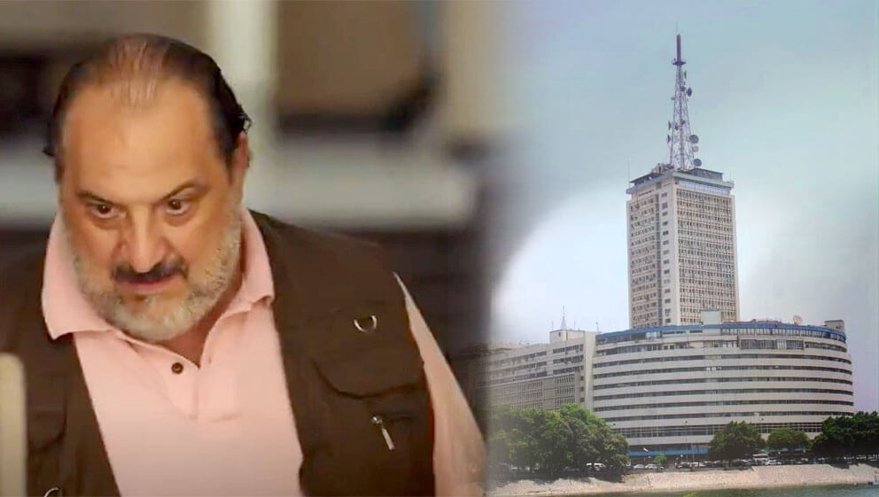 خالد الصاوي يودع مبنى ماسبيرو قبل بيعه في مسلسل (أعمل ايه ؟)