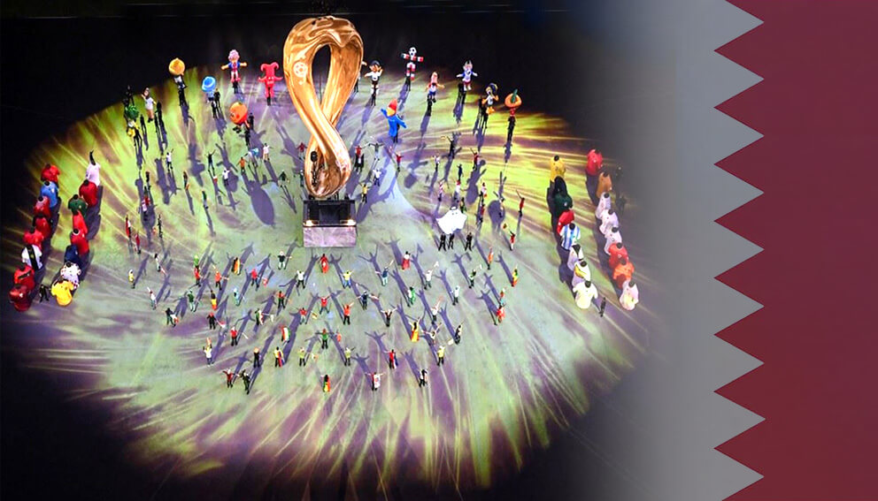 قطر أبهرت العالم بحفل افتتاح عالمي لـ كأس العالم 2022 ، وحضور مهرجان القاهرة يتأثر !